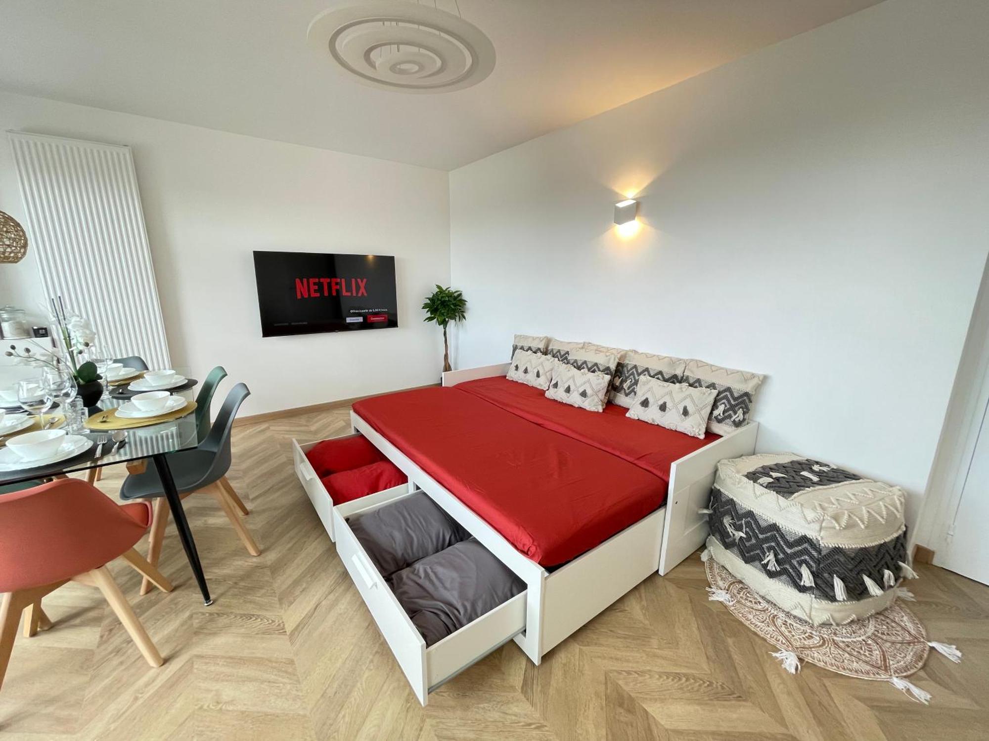 Apartment Paris Magnifique 4 Pieces De 108m2 Avec 2 Parking Interieur - Tres Cosy Pour 1 A 12 Personnes - Entierement Refait A Neuf Entire Luxurious And Warm - Paris 19 Eme Free Wifi Gratuit